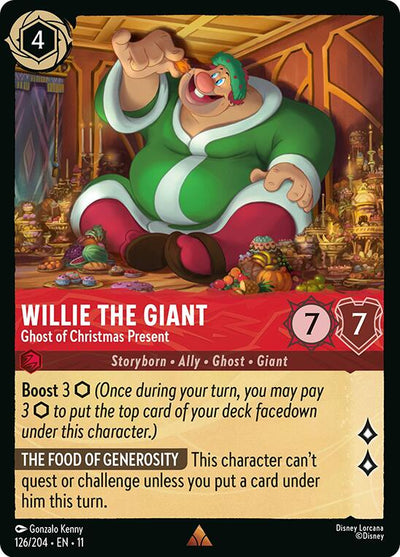 Willie the Giant - Ghost of Christmas Present - Winterspell (Rare) [11WSP-126]
