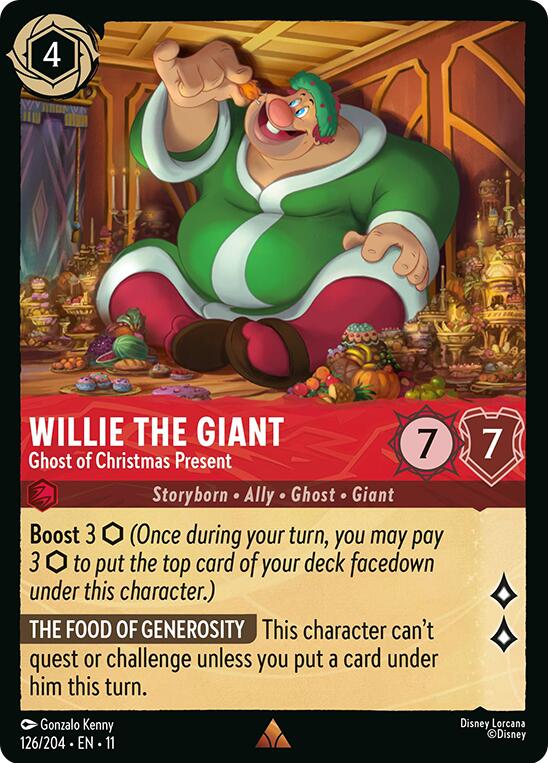 Willie the Giant - Ghost of Christmas Present - Winterspell (Rare) [11WSP-126]