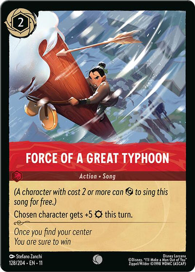 Force of a Great Typhoon - Winterspell (Common) [11WSP-128]