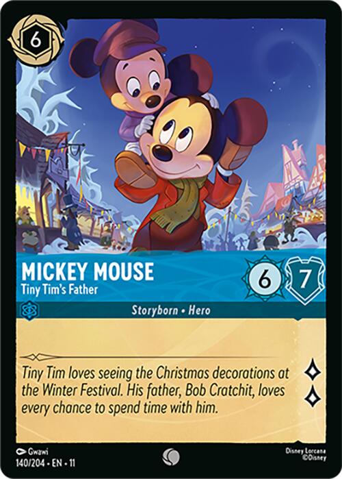 Mickey Mouse - Tiny Tim's Father - Winterspell (Common) [11WSP-140]