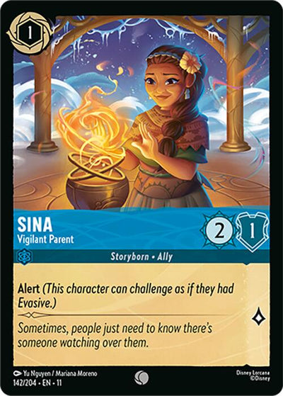 Sina - Vigilant Parent - Winterspell (Common) [11WSP-142]