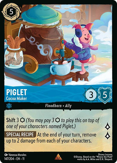 Piglet - Cocoa Maker - Winterspell (Rare) [11WSP-147]