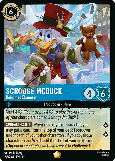 Scrooge McDuck - Reformed Ebenezer (V.1) - Winterspell (Legendary) [11WSP-152]