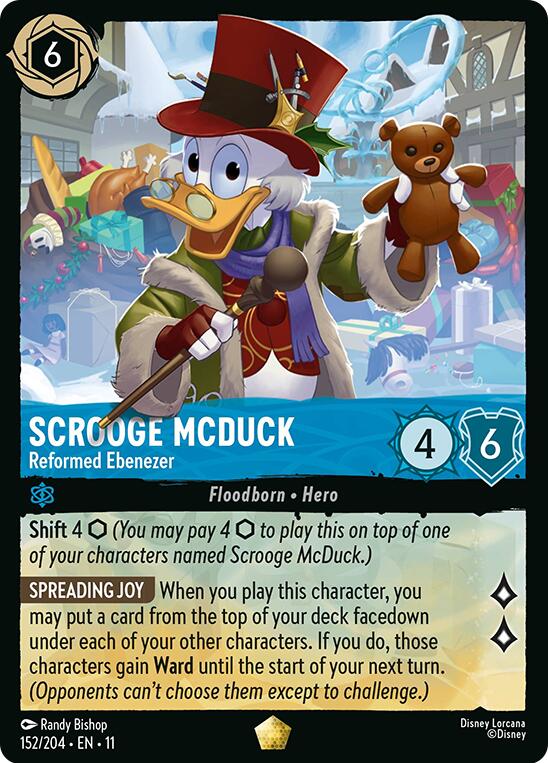 Scrooge McDuck - Reformed Ebenezer (V.1) - Winterspell (Legendary) [11WSP-152]