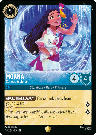 Moana - Curious Explorer (V.1) - Winterspell (Legendary) [11WSP-155]