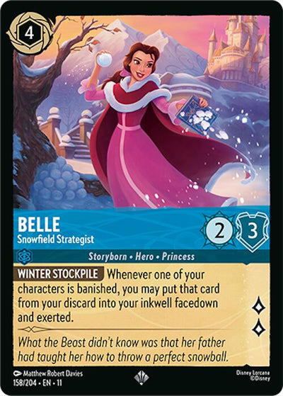 Belle - Snowfield Strategist (V.1) - Winterspell (Super Rare) [11WSP-158]