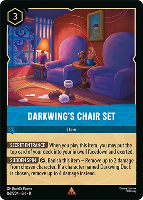 Darkwing's Chair Set - Winterspell (Rare) [11WSP-168]