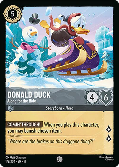 Donald Duck - Along for the Ride (V.1) - Winterspell (Common) [11WSP-178]