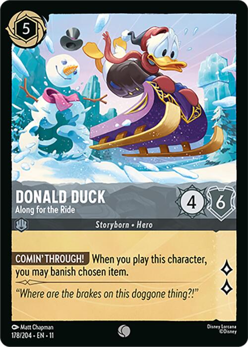 Donald Duck - Along for the Ride (V.1) - Winterspell (Common) [11WSP-178]