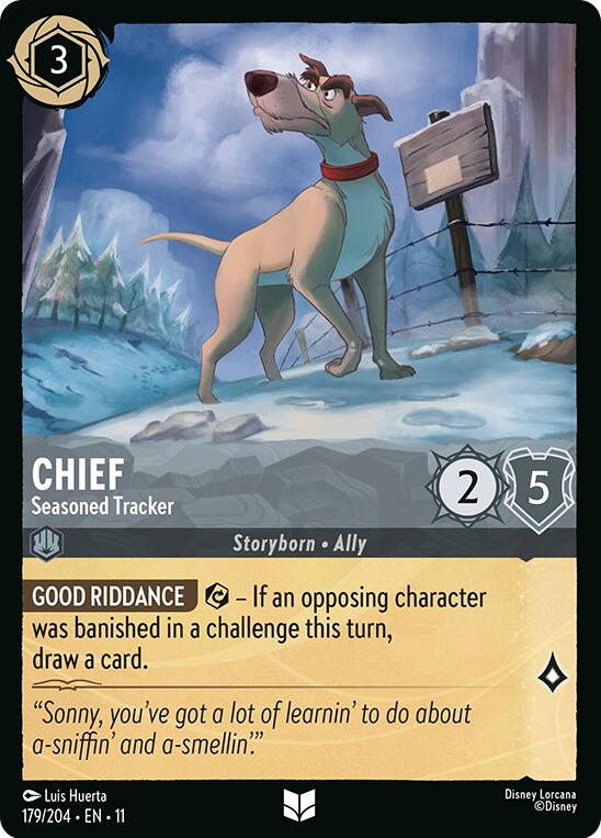 Chief - Seasoned Tracker - Winterspell (Uncommon) [11WSP-179]
