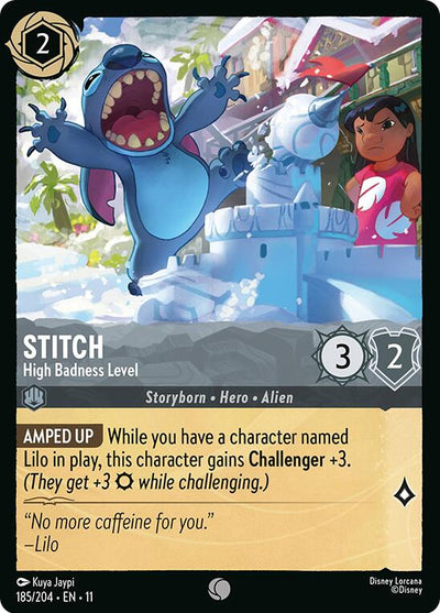 Stitch - High Badness Level - Winterspell (Common) [11WSP-185]