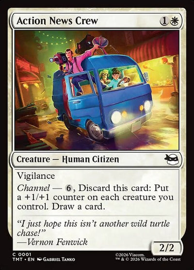 Action News Crew - Teenage Mutant Ninja Turtles (Common) [TMT-1]