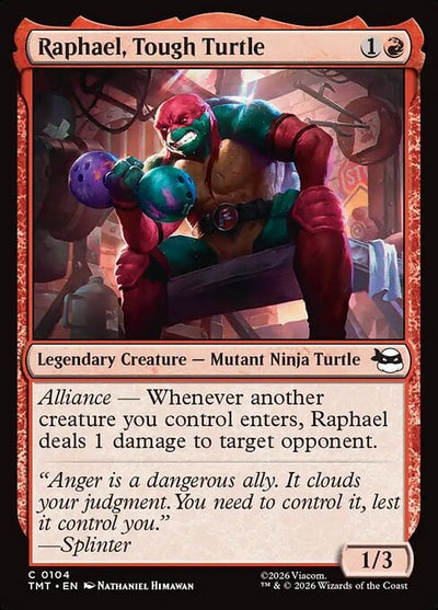 Raphael, Tough Turtle - Teenage Mutant Ninja Turtles (Common) [TMT-104]