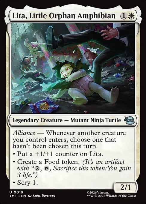 Lita, Little Orphan Amphibian - Teenage Mutant Ninja Turtles (Uncommon) [TMT-19]