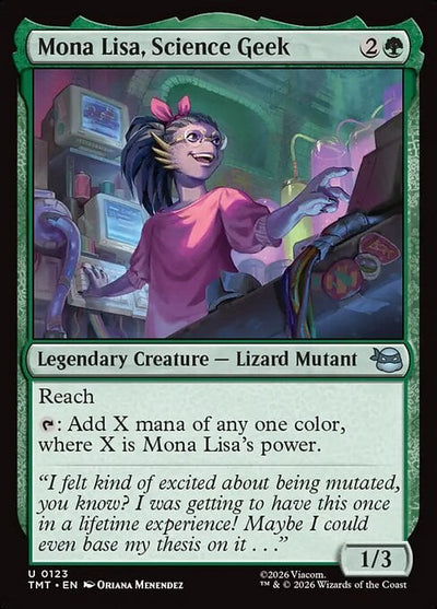 Mona Lisa, Science Geek - Teenage Mutant Ninja Turtles (Uncommon) [TMT-123]