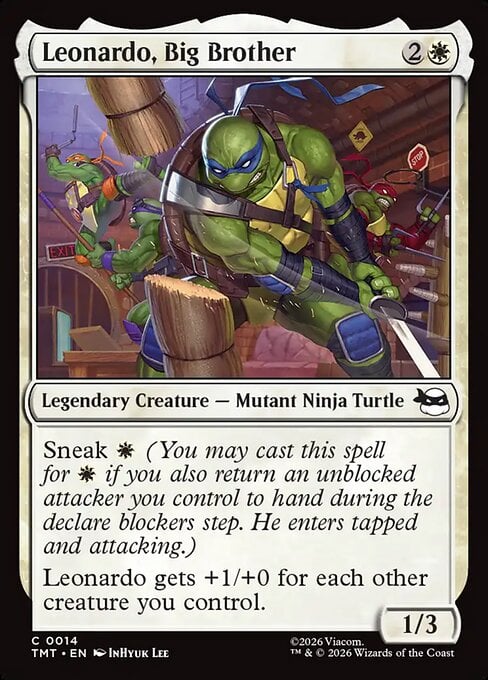 Leonardo, Big Brother - Teenage Mutant Ninja Turtles (Common) [TMT-14]