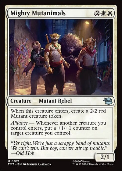 Mighty Mutanimals - Teenage Mutant Ninja Turtles (Uncommon) [TMT-21]