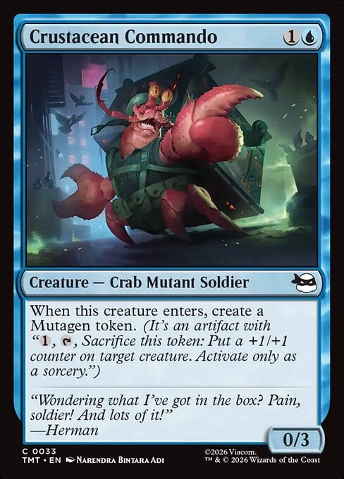 Crustacean Commando - Teenage Mutant Ninja Turtles (Common) [TMT-33]