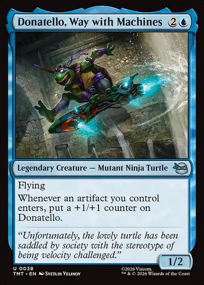 Donatello, Way with Machines - Teenage Mutant Ninja Turtles (Uncommon) [TMT-38]