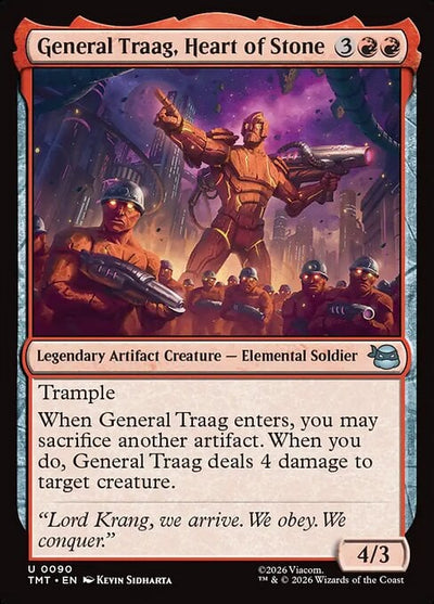 General Traag, Heart of Stone - Teenage Mutant Ninja Turtles (Uncommon) [TMT-90]
