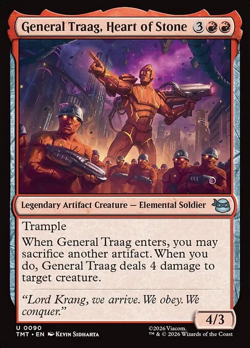 General Traag, Heart of Stone - Teenage Mutant Ninja Turtles (Uncommon) [TMT-90]