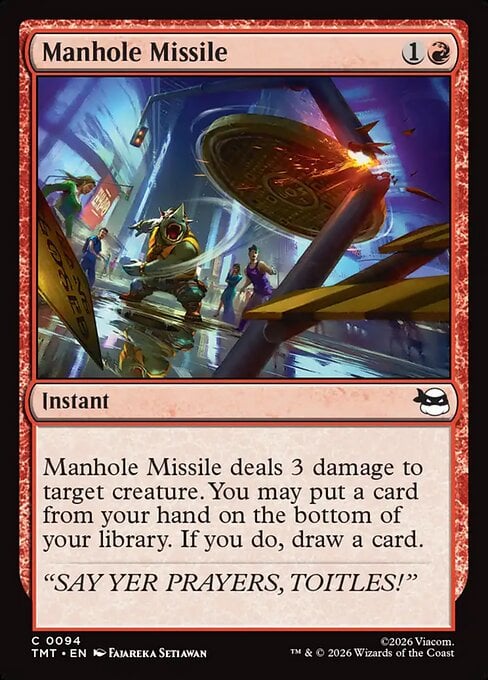 Manhole Missile - Teenage Mutant Ninja Turtles (Common) [TMT-94]