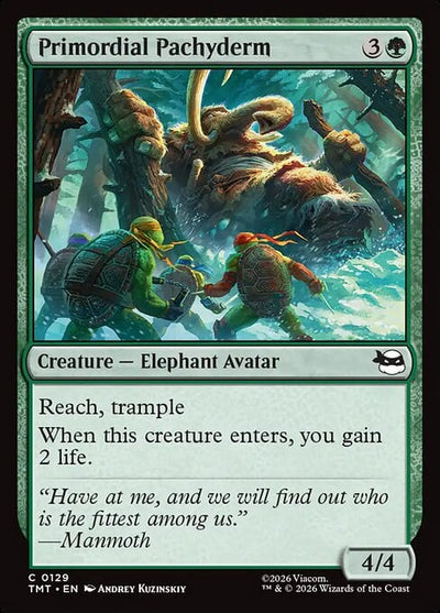 Primordial Pachyderm - Teenage Mutant Ninja Turtles (Common) [TMT-129]