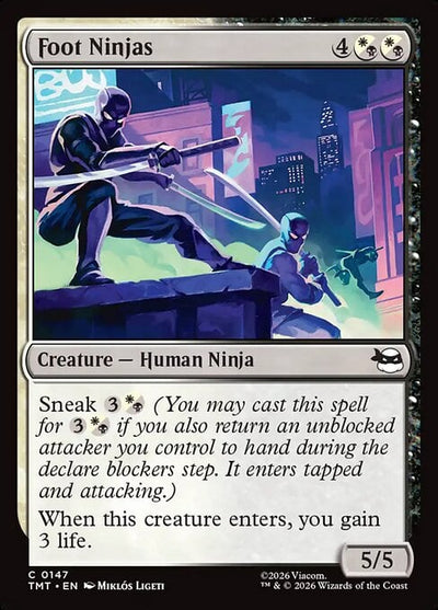 Foot Ninjas - Teenage Mutant Ninja Turtles (Common) [TMT-147]