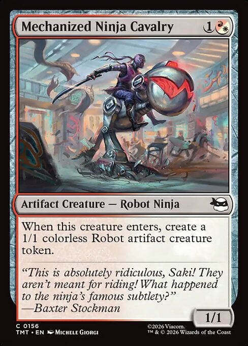 Mechanized Ninja Cavalry - Teenage Mutant Ninja Turtles (Common) [TMT-156]