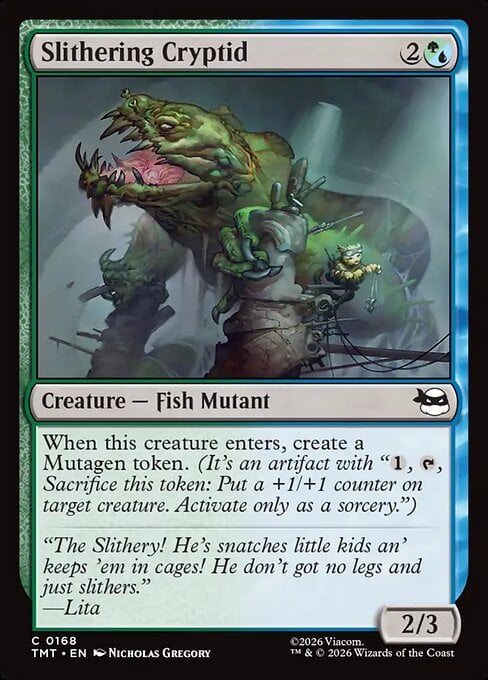 Slithering Cryptid - Teenage Mutant Ninja Turtles (Common) [TMT-168]