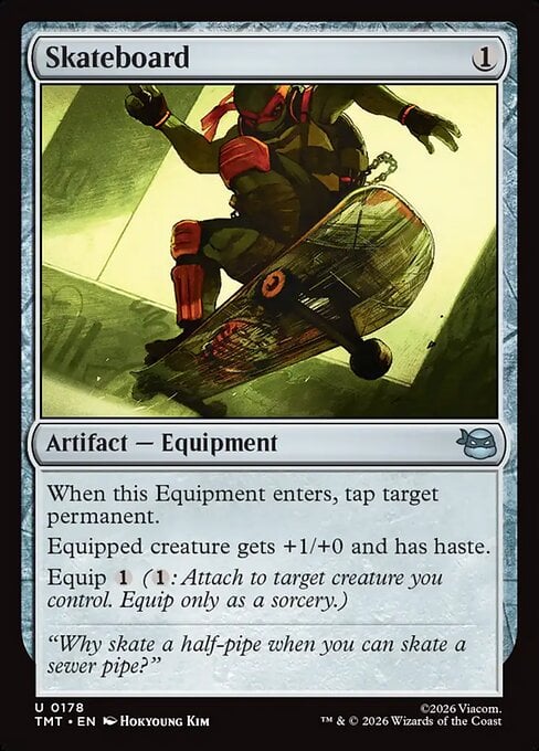 Skateboard - Teenage Mutant Ninja Turtles (Uncommon) [TMT-178]
