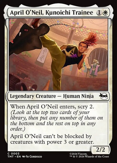 April O'Neil, Kunoichi Trainee - Teenage Mutant Ninja Turtles (Common) [TMT-3]