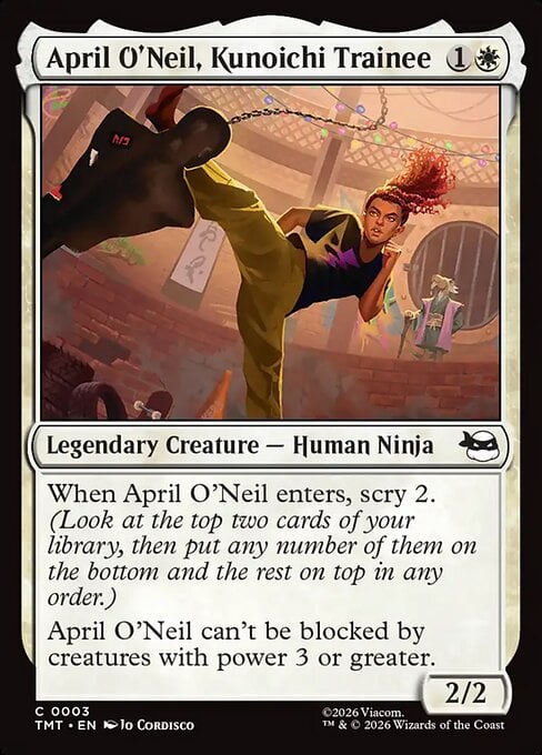April O'Neil, Kunoichi Trainee - Teenage Mutant Ninja Turtles (Common) [TMT-3]