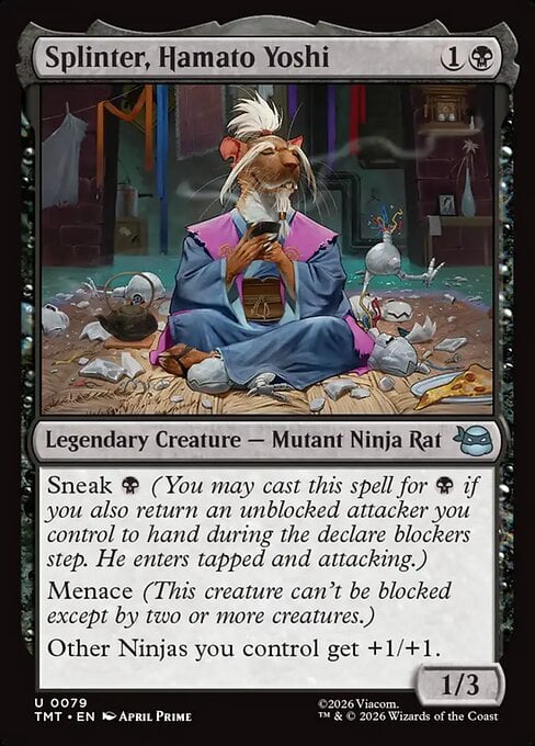 Splinter, Hamato Yoshi - Teenage Mutant Ninja Turtles (Uncommon) [TMT-79]