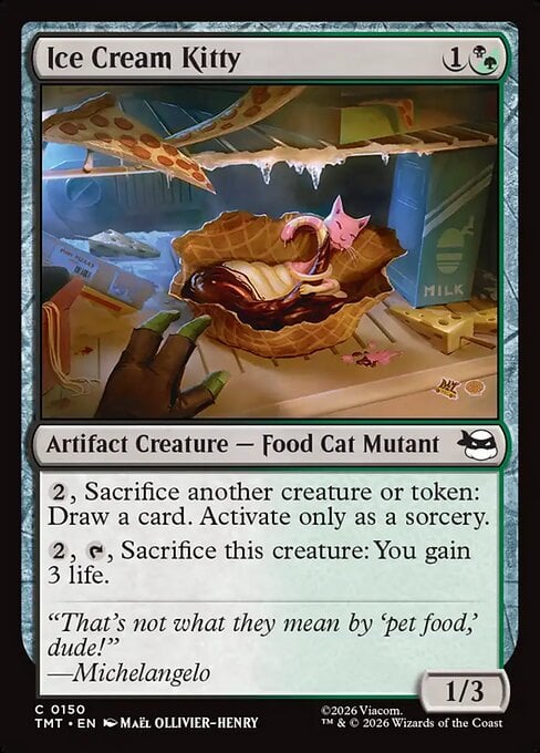 Ice Cream Kitty - Teenage Mutant Ninja Turtles (Common) [TMT-150]