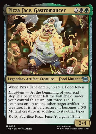 Pizza Face, Gastromancer - Teenage Mutant Ninja Turtles (Uncommon) [TMT-163]
