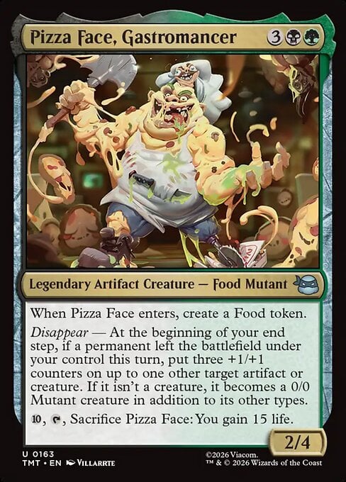 Pizza Face, Gastromancer - Teenage Mutant Ninja Turtles (Uncommon) [TMT-163]