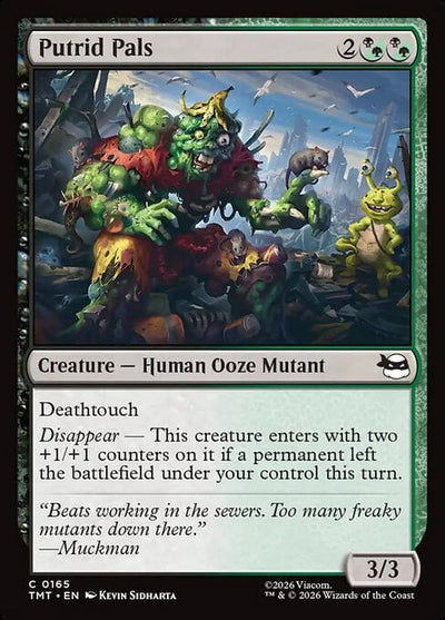Putrid Pals - Teenage Mutant Ninja Turtles (Common) [TMT-165]