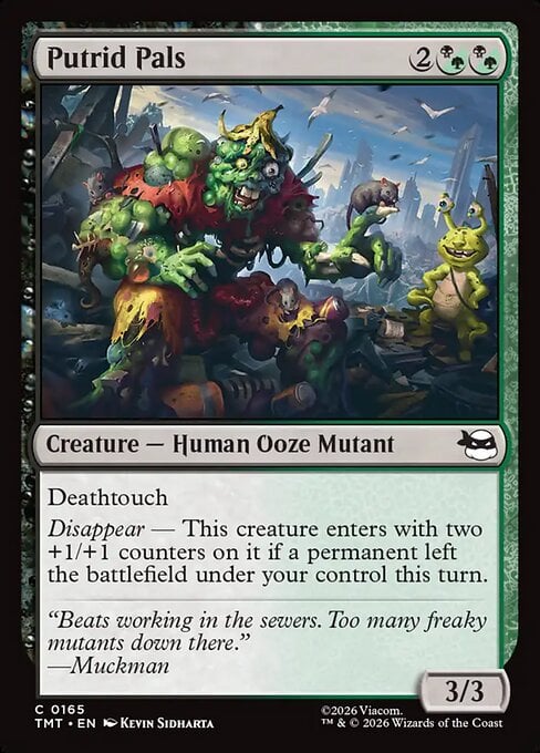 Putrid Pals - Teenage Mutant Ninja Turtles (Common) [TMT-165]