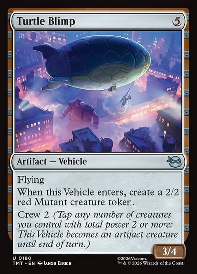 Turtle Blimp - Teenage Mutant Ninja Turtles (Uncommon) [TMT-180]