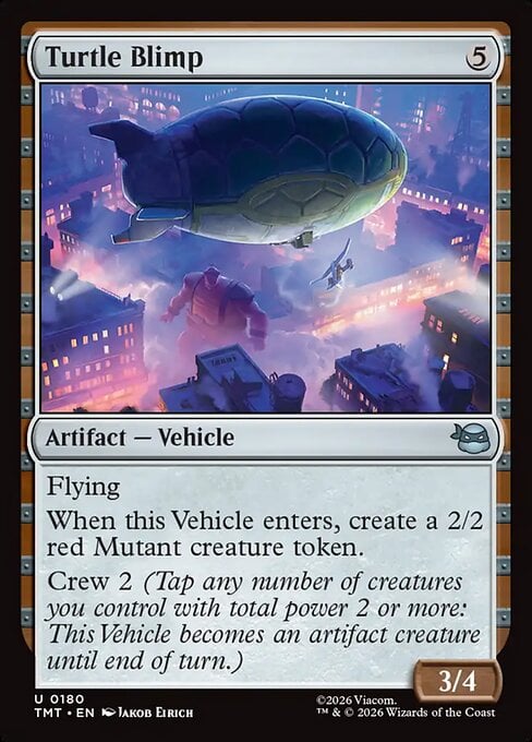 Turtle Blimp - Teenage Mutant Ninja Turtles (Uncommon) [TMT-180]