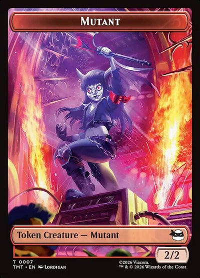 Mutant Token (R 2/2) // Mutagen Token - Teenage Mutant Ninja Turtles: Tokens (Token) [TTMT-T 7/9]