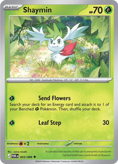 Shaymin - Perfect Order (Uncommon) [POR-003]