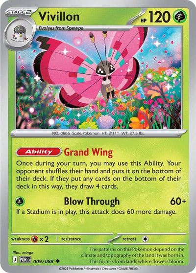 Vivillon - Perfect Order (Uncommon) [POR-009]