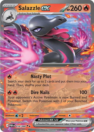 Salazzle ex - Perfect Order (Double Rare) [POR-016]