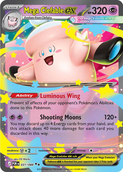 Mega Clefable ex - Perfect Order (Double Rare) [POR-031]