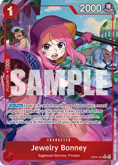 Jewelry Bonney (EB04-002) (V.2) - Adventure on Kami’s Island (Alternate Art) [OP15-EB04-002]