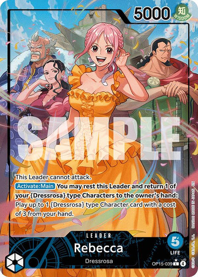 Rebecca (OP15-039) (V.2) - Adventure on Kami’s Island (Alternate Art) [OP15-039]