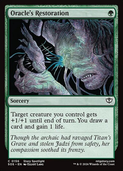Oracle's Restoration - Secrets of Strixhaven (Common) [SOS-156]