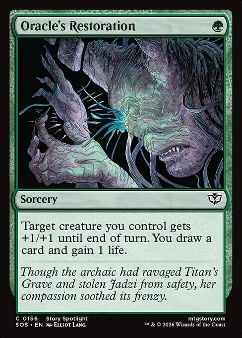 Oracle's Restoration - Secrets of Strixhaven (Common) [SOS-156]